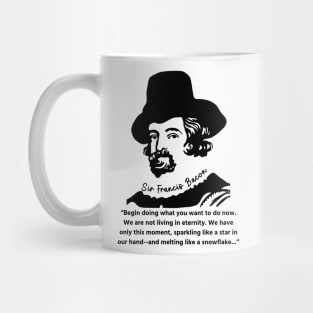 Sir Francis Bacon Portrait and Quote Mug